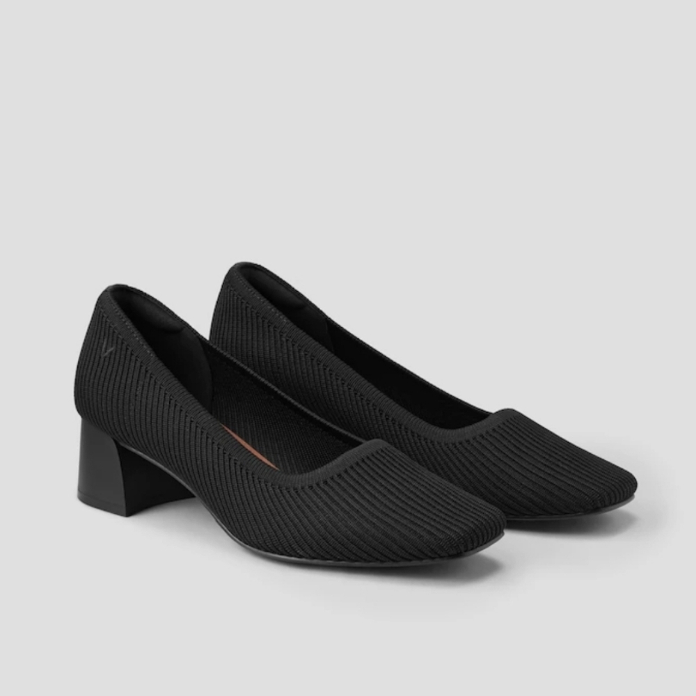 NWB VIVAIA Square-Toe Chunky Heels (Melody) Size EU 35 US 5